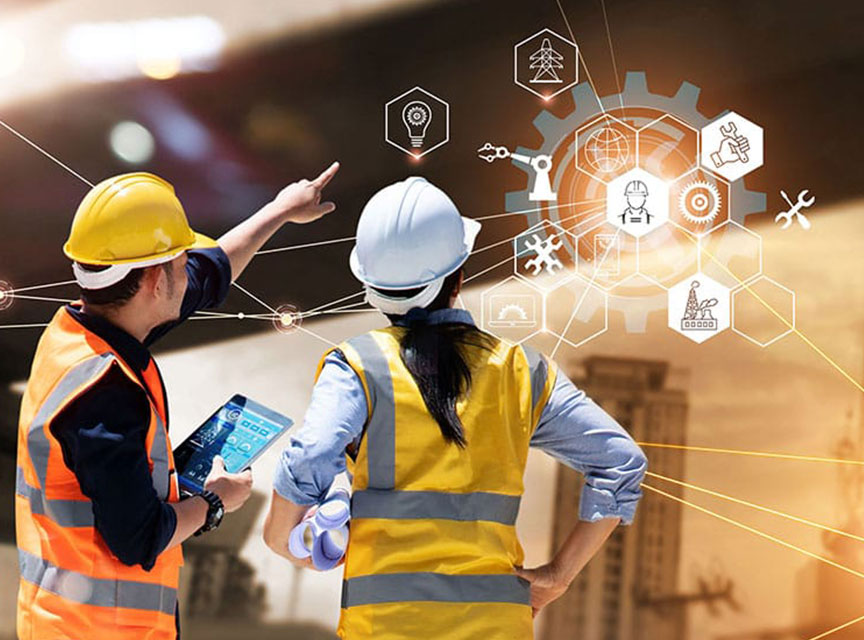  5G campus network for automated construction site